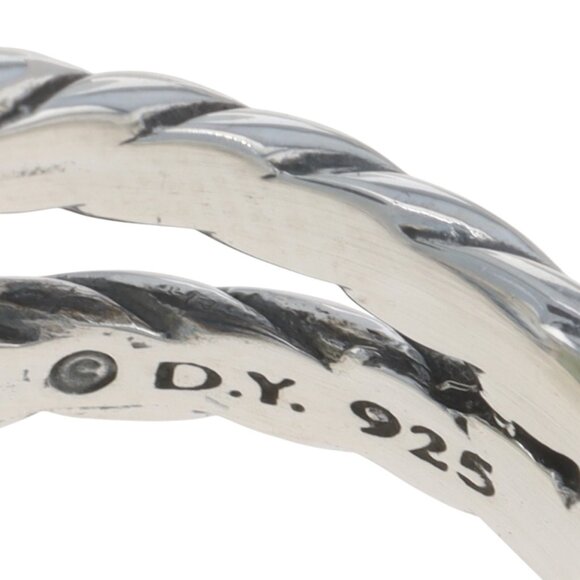 David Yurman Cushion on Point LemonQuartz Diamond Ring 925 Cush.12ctw Quatrefoil - Picture 6 of 6